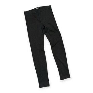 Vince. Skinny Charcoal Gray Zipper Pant Size 10